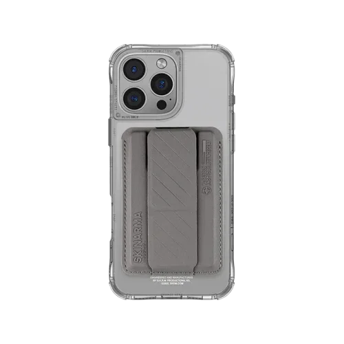 Skinarma iPhone 16 Pro Max Saido + Kado Cardholder - Titanium - Tashqila Skinarma iPhone 16 Pro Max Saido + Kado Cardholder - Titanium - Tashqila
